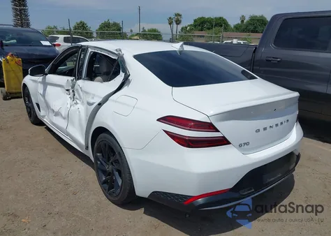 2022 Genesis G70 2.0T Rwd z USA, uszkodzony, nr VIN KMTG34TA9NU095130